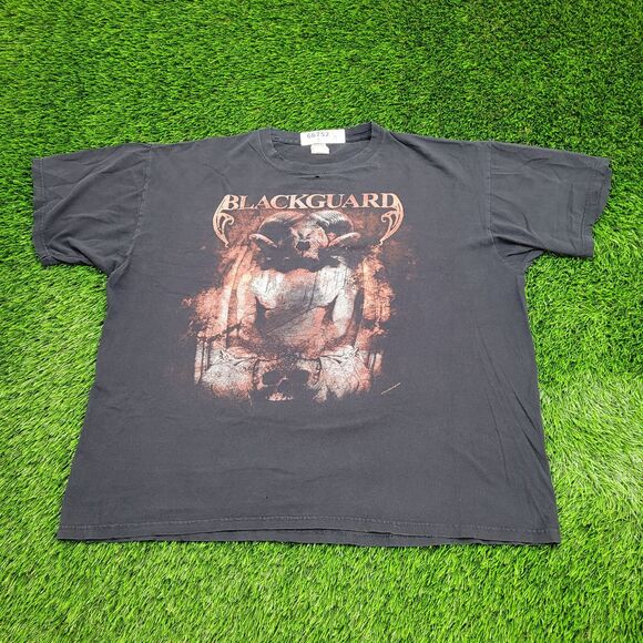 Blackguard Skull Shirt 2XL 26x28 Black - Picture 1 of 16